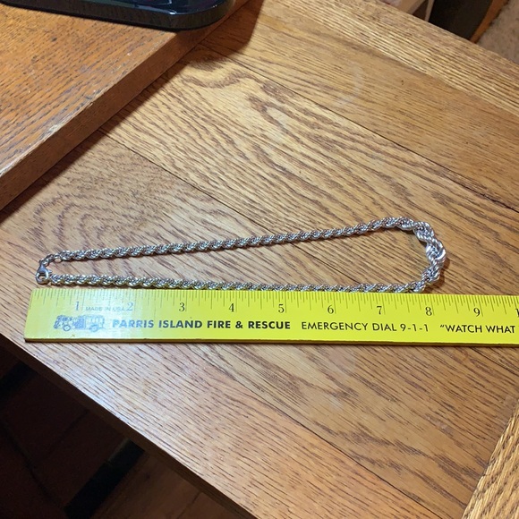 Ross & Simons Sterling Silver Graduated Rope Chain - Picture 14 of 17